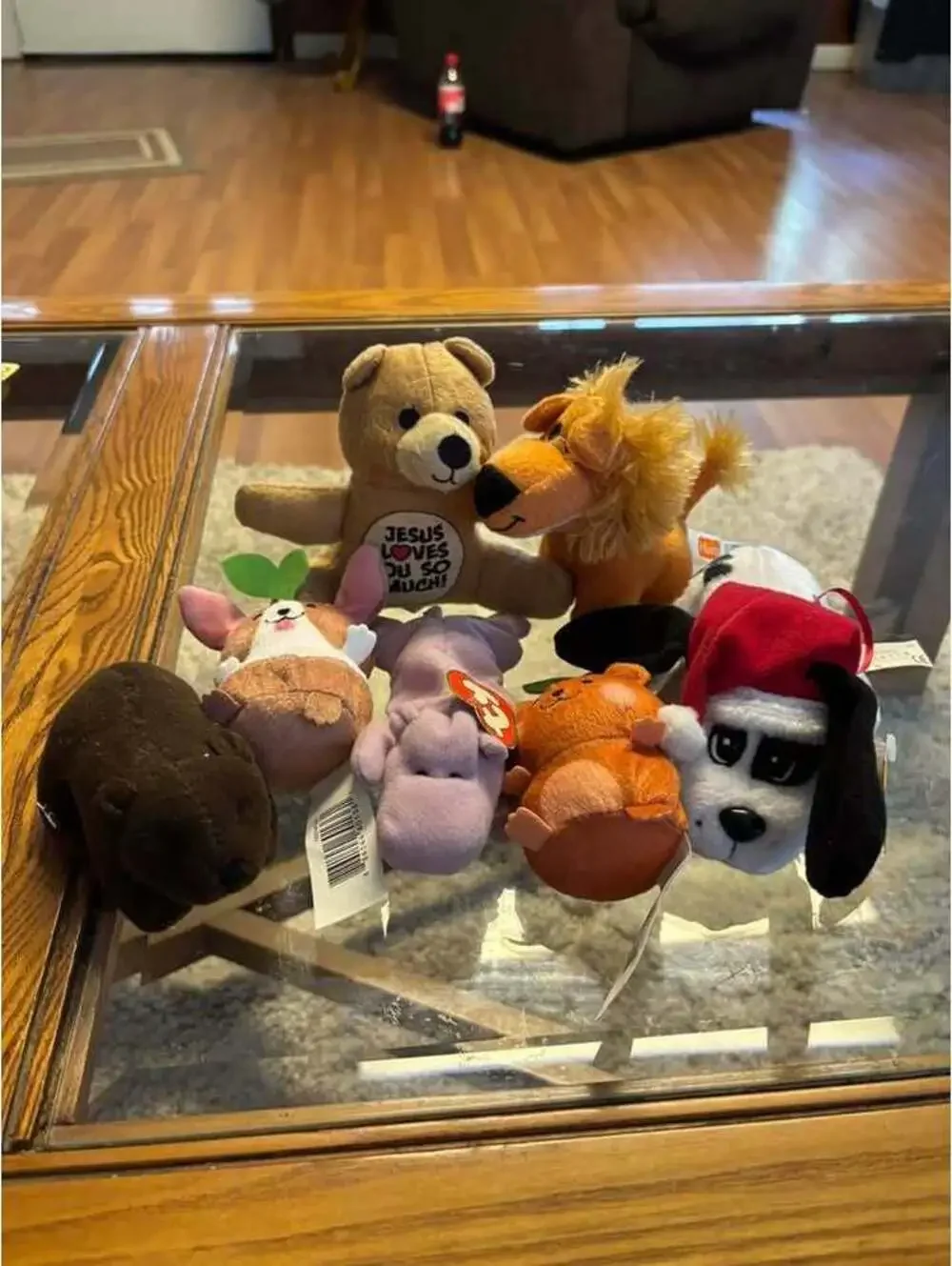 Assorted Small Plush Toy Lot with Ty Beanie Baby